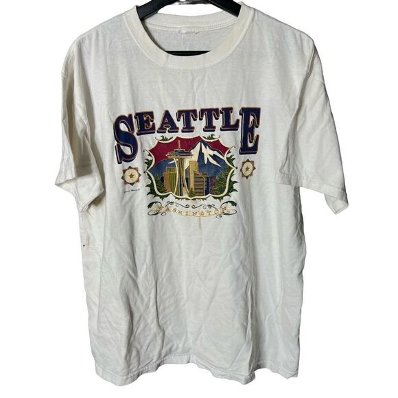 VTG Seattle Shirt Large - Picture 1 of 3